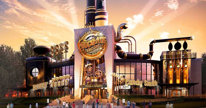O2 Chocolate Factory Chocolate factory opening at Universal Studios Orlando