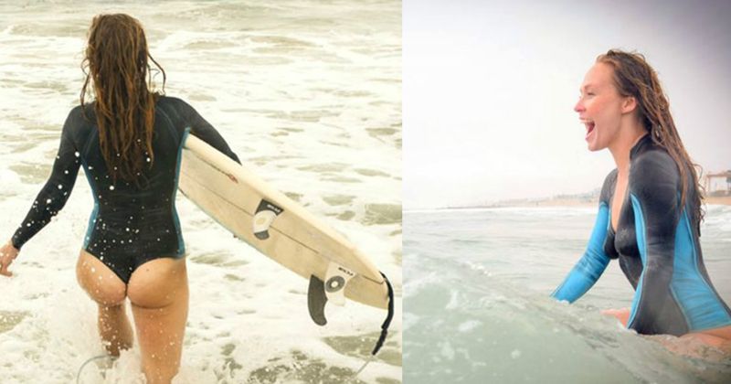 Paul Roustan Paints Wetsuit On Models