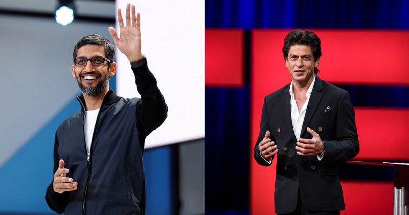 Did You Know That SRK Helped Sundar Pichai Get Famous