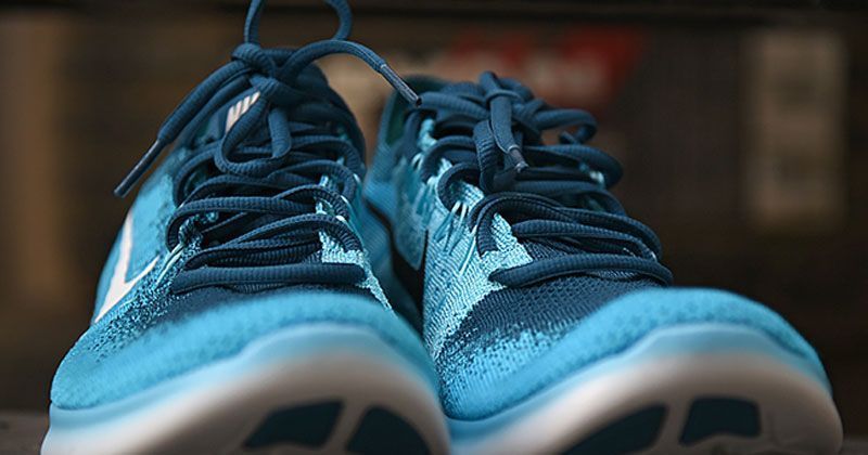 nike free run flyknit blue lagoon