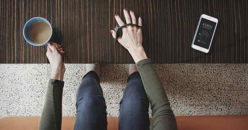 A Wearable Keyboard That Lets You Type On Any Surface