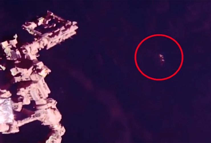 A Massive UFO Was Spotted Near The International Space Station