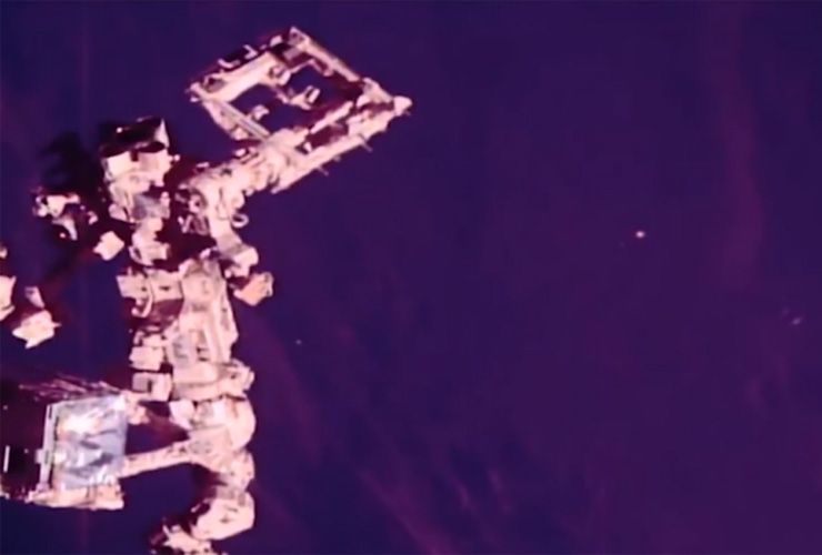 A Massive UFO Was Spotted Near The International Space Station