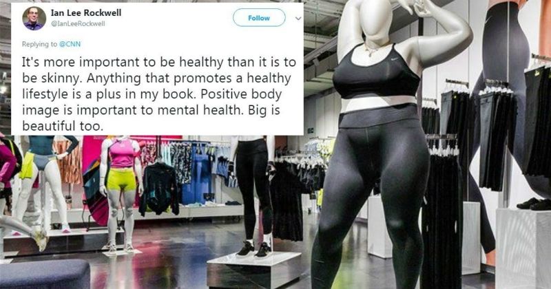 nike curvy mannequins