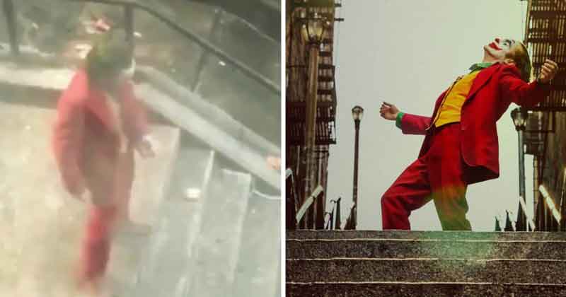 Some Lucky Person Got To See TheNow Iconic Joker Stairs Scene In ...
