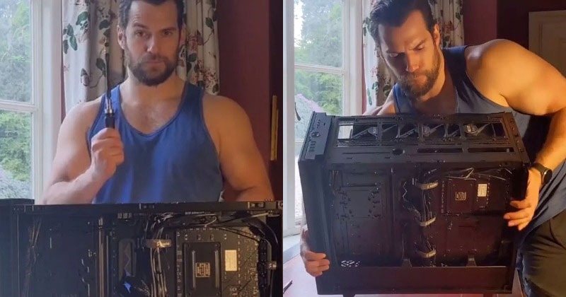 Henry Cavill Builds His Own Gaming PC