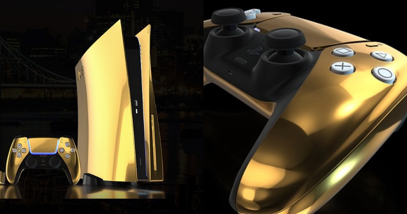 A Custom Gold Sony PlayStation 5 Is Raising Eyebrows