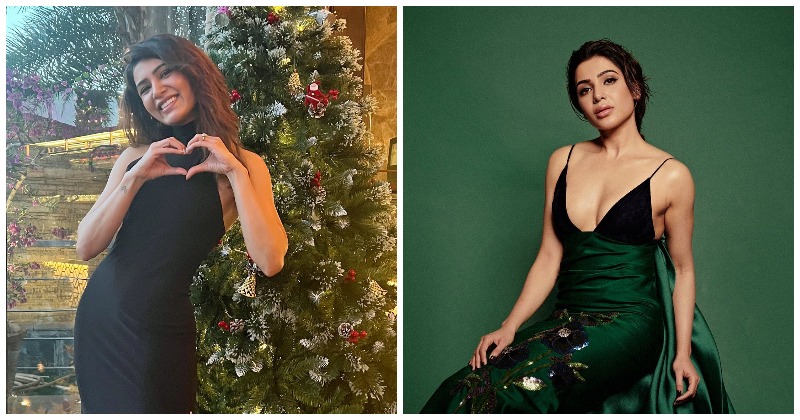 green emerald velvet dress Buy SAAKI by Samantha Ruth Prabhu Mint Green Midi Silk Dress
