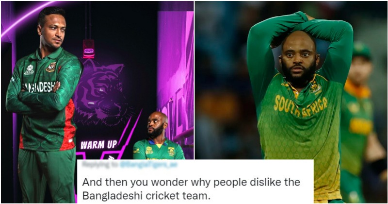T20 WC: Bangladesh Supporters Mock South Africa Captain Temba Bavuma ...