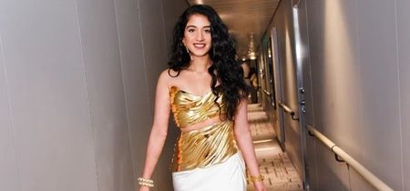 Radhika Merchant's pre-wedding dress had a love letter by Anant Ambani  printed on it?
