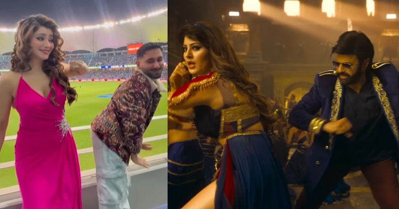 Dabidi Urvashi Rautela & Orry Dance To Dabidi Dibidi At India vs Pakistan ...
