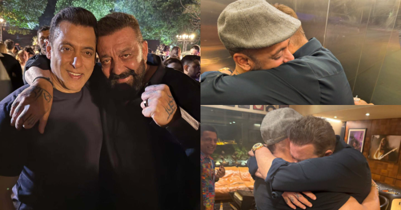 'Sanju Baba Hai Hum Sab Ka Baba' Salman Khan Turns 'Shakespeare' For 'Bada Bhai' Sanjay Dutt; See Pics