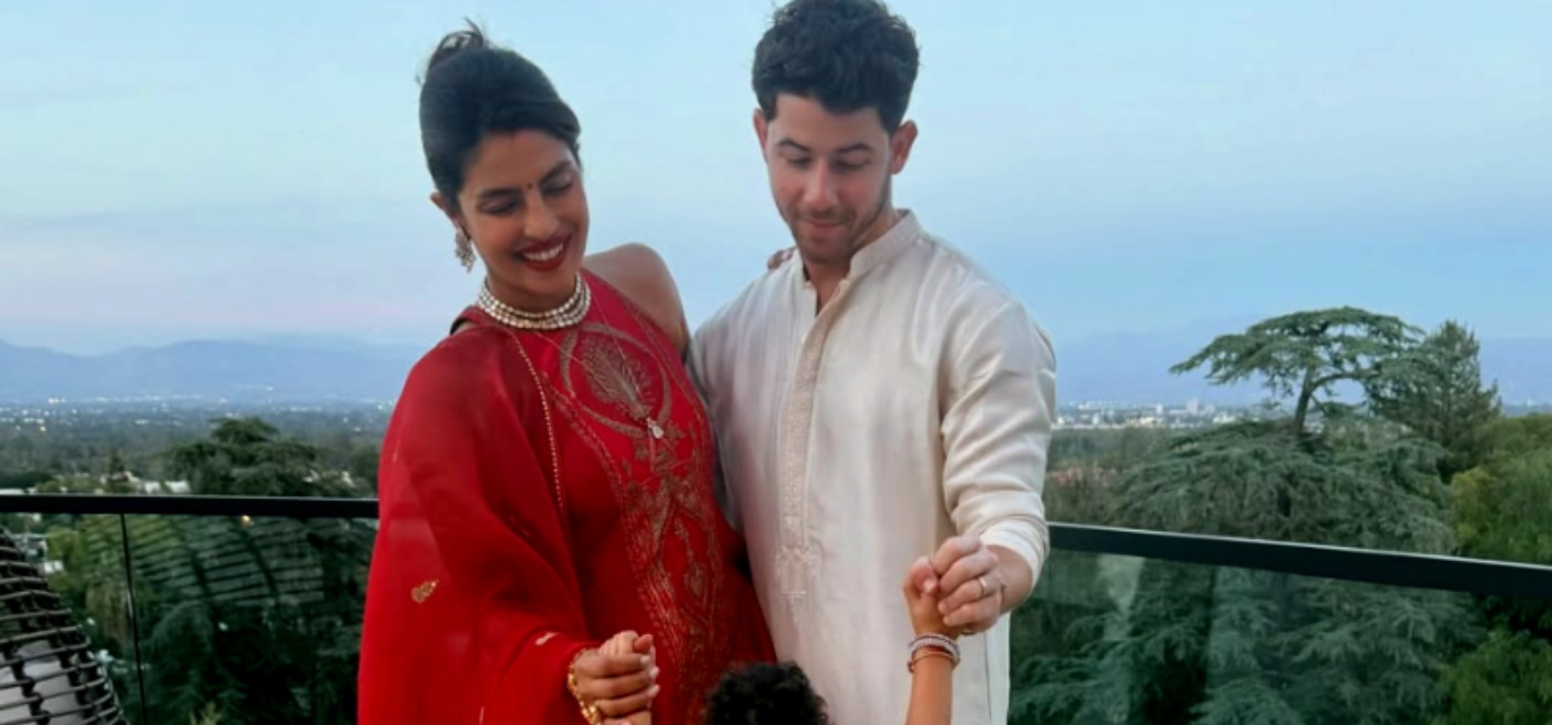 'Did Nick Bite Her?' Priyanka Chopra's 'Unique' Karwa Chauth Pictures Sparks Controversy; Check Out