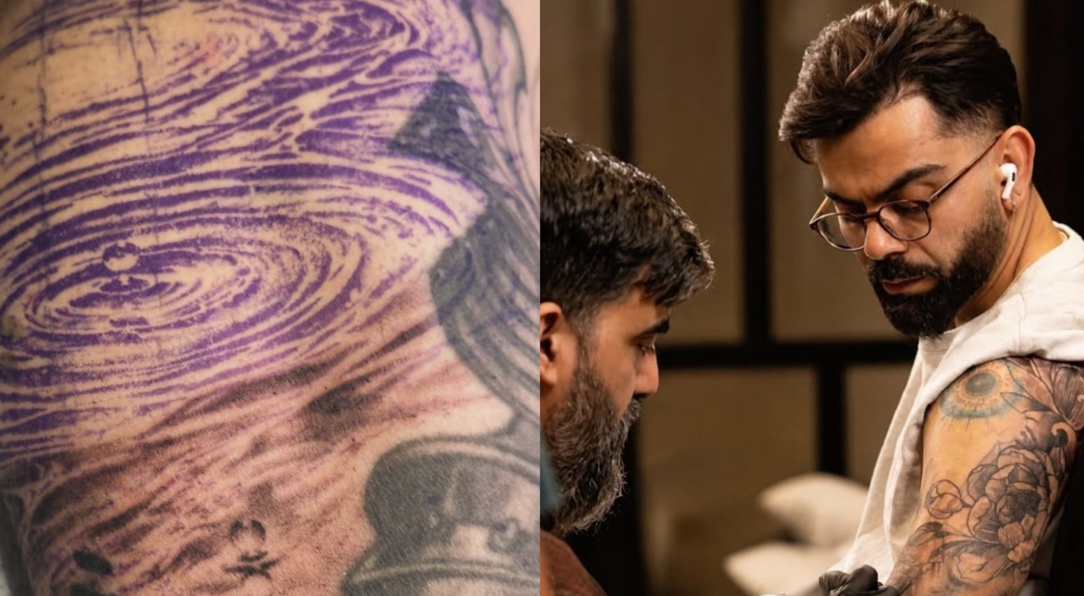 Virat Kohli's New Tattoo Goes Viral; Still Unfinished Despite Undergoing 5 Sessions