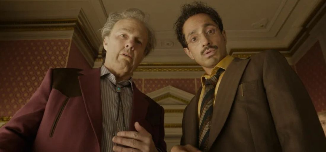 Riz Ahmed and Tom Cruise in Digger